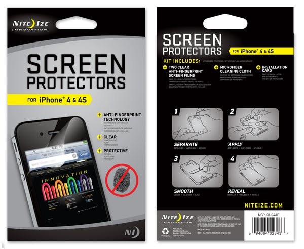 Nite Ize Screen Protector for iPhone 5 2/pk