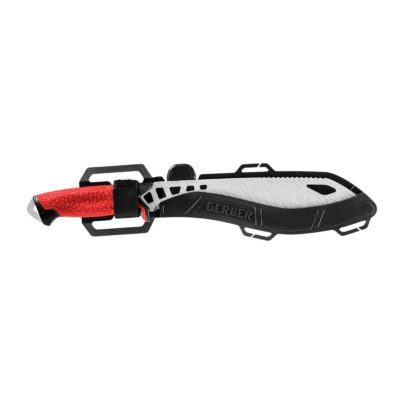 Gerber Versafix Pro Red Fixed Blade Machete Hybrid