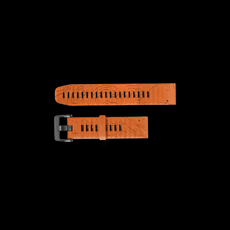 TAD Garmin QuickFit Strap TAD Edition 22mm Ribbed Orange