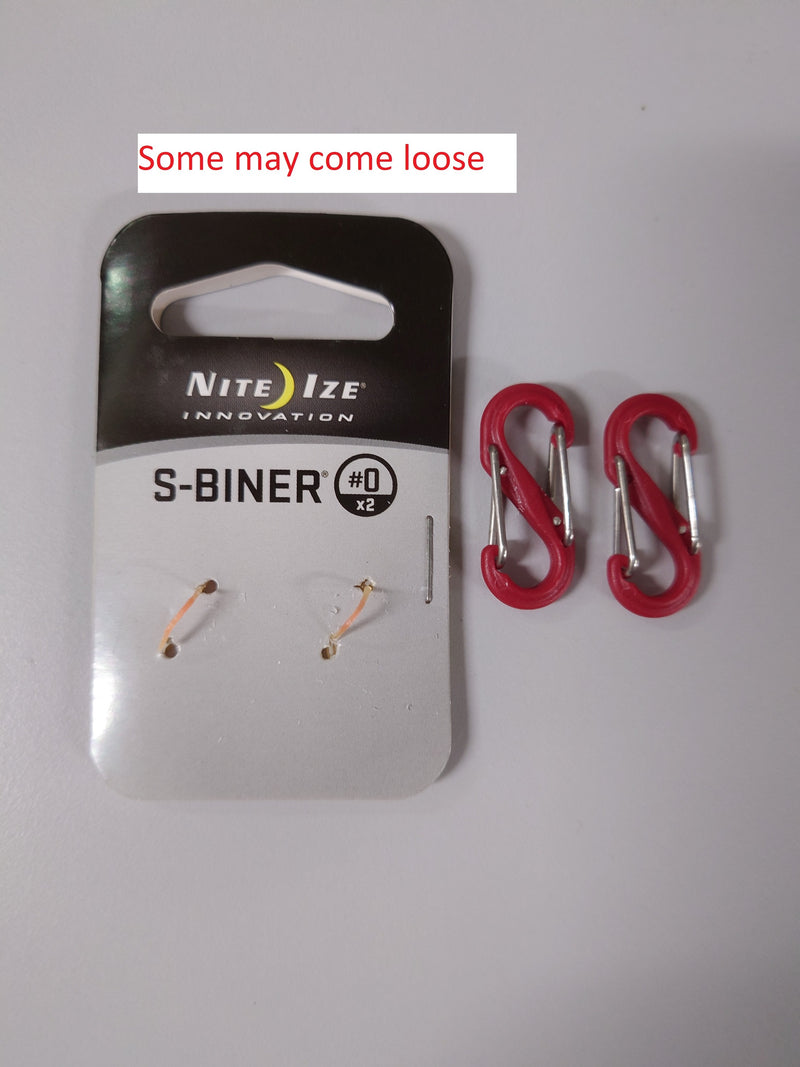 Nite Ize Plastic S-Biner Size 0 - 2/pk