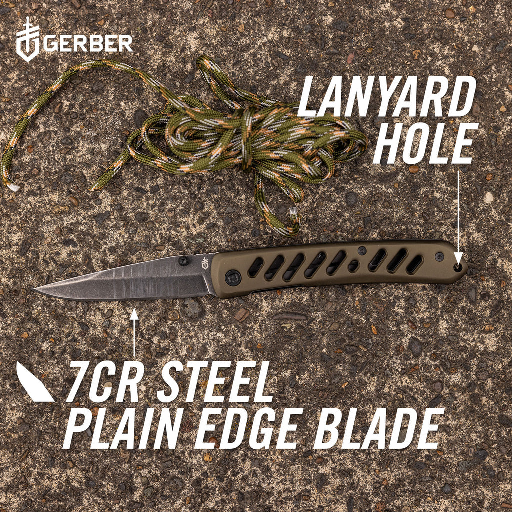 Gerber Ripstop Fine Edge Gerber Affirm Clip Folding - Fine Edge