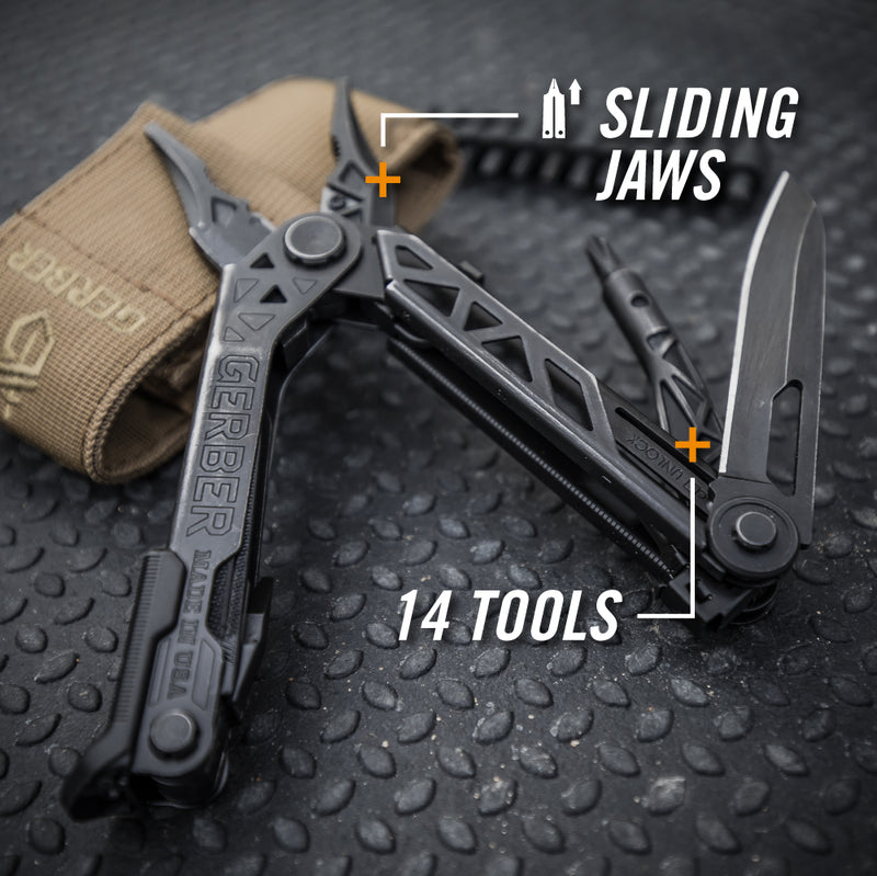 Gerber Center-Drive Black Belt with Bit Set