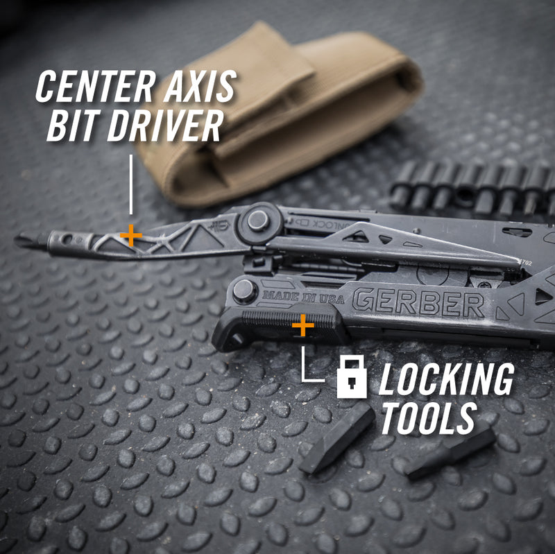 Gerber Center-Drive Black Belt with Bit Set