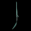 Gerber ComplEAT Folding Multi-Forkwith a curved lower section and a small protruding tab near the upper right side, shown on a solid black background.