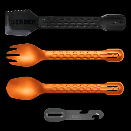 Gerber ComplEAT Utensil Set Burnt Orange
