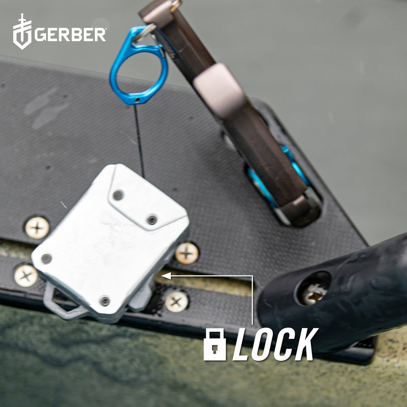 Gerber Defender Rail Tether Cyan