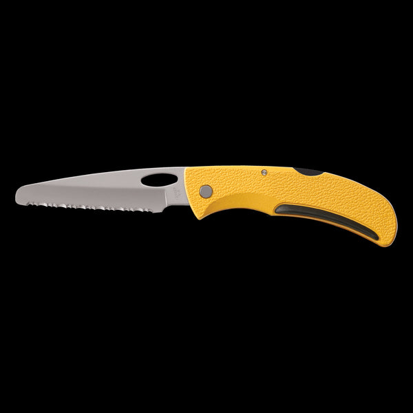 Gerber E-Z Out Rescue, Yellow - Full Serration, Blunt Tip