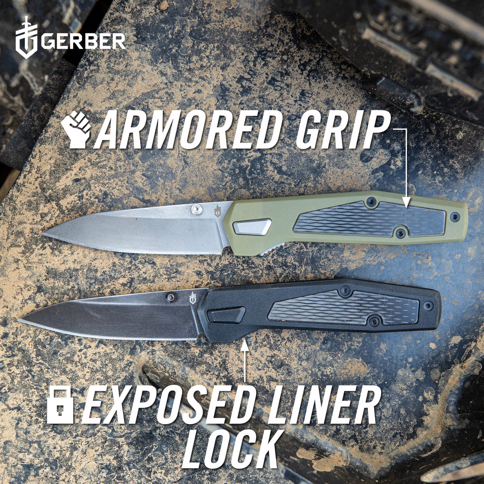 Gerber Ridge Gerber Fuse - Flat Sage - Fine Edge