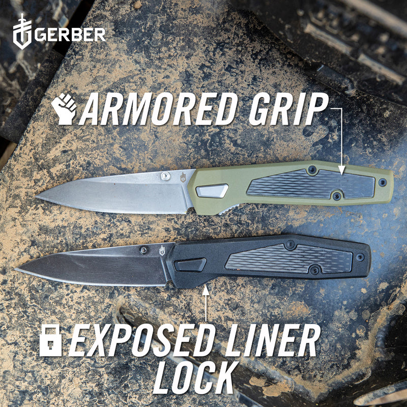 Gerber Fuse - Flat Sage - Fine Edge