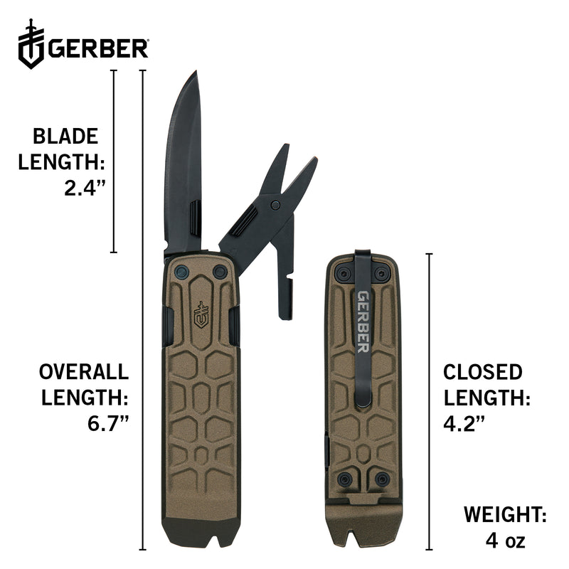 Gerber Lockdown Slim Pry Multi-Tools