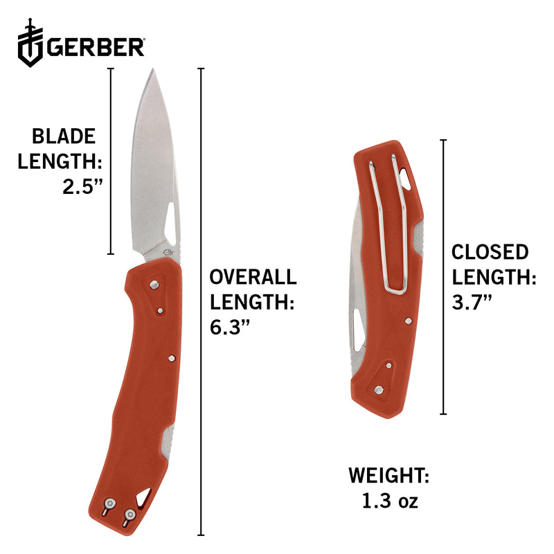 Gerber LST Clip Folding Fine Edge