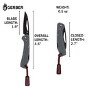 Gerber LST Mini - Fine Edge - Black Blade- US PN: 1074537