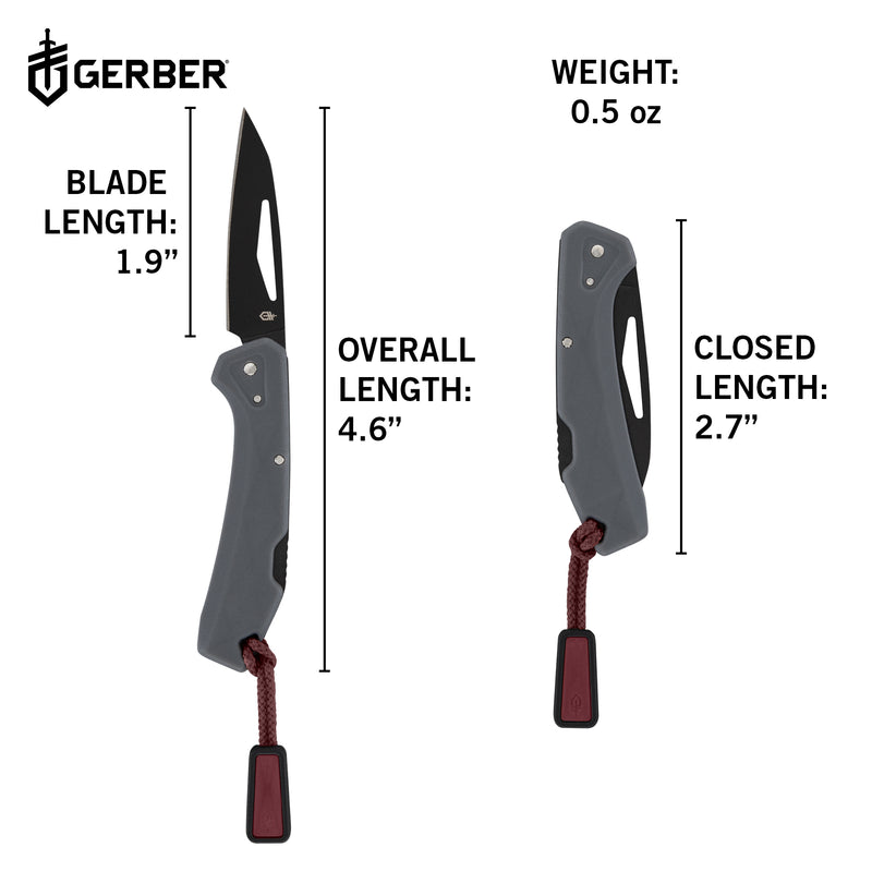 Gerber LST Mini - Fine Edge - Black Blade- US PN: 1074537