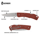 Gerber LST Ultra Clip Folding- Fine Edge - Stonewash - Made in USA