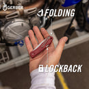 Gerber LST Ultra Clip Folding- Fine Edge - Stonewash - Made in USA