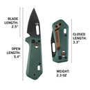 Gerber Nectar Clip Folding - Baltic Haze - Fine Edge - 440A