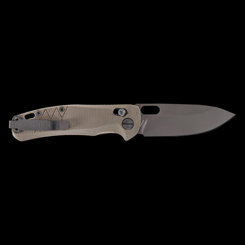 Gerber Scout - Drop point - Fine edge - Grey