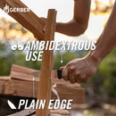 Gerber Strongarm MagnaCut Fixed Blade Knife - Fine - Stonewash - Made in USA - Pre-Order