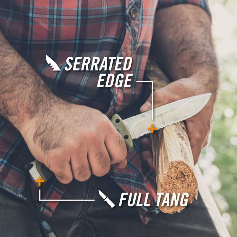 Gerber Ultimate Survival Knife - Serrated Edge