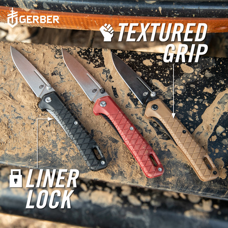 Gerber Zilch - Fine Edge - Drab Red