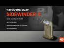 Streamlight Sidewinder X - UC (User Configurable) - Coyote - 2AA or 1 X CR123A - 275 lumens