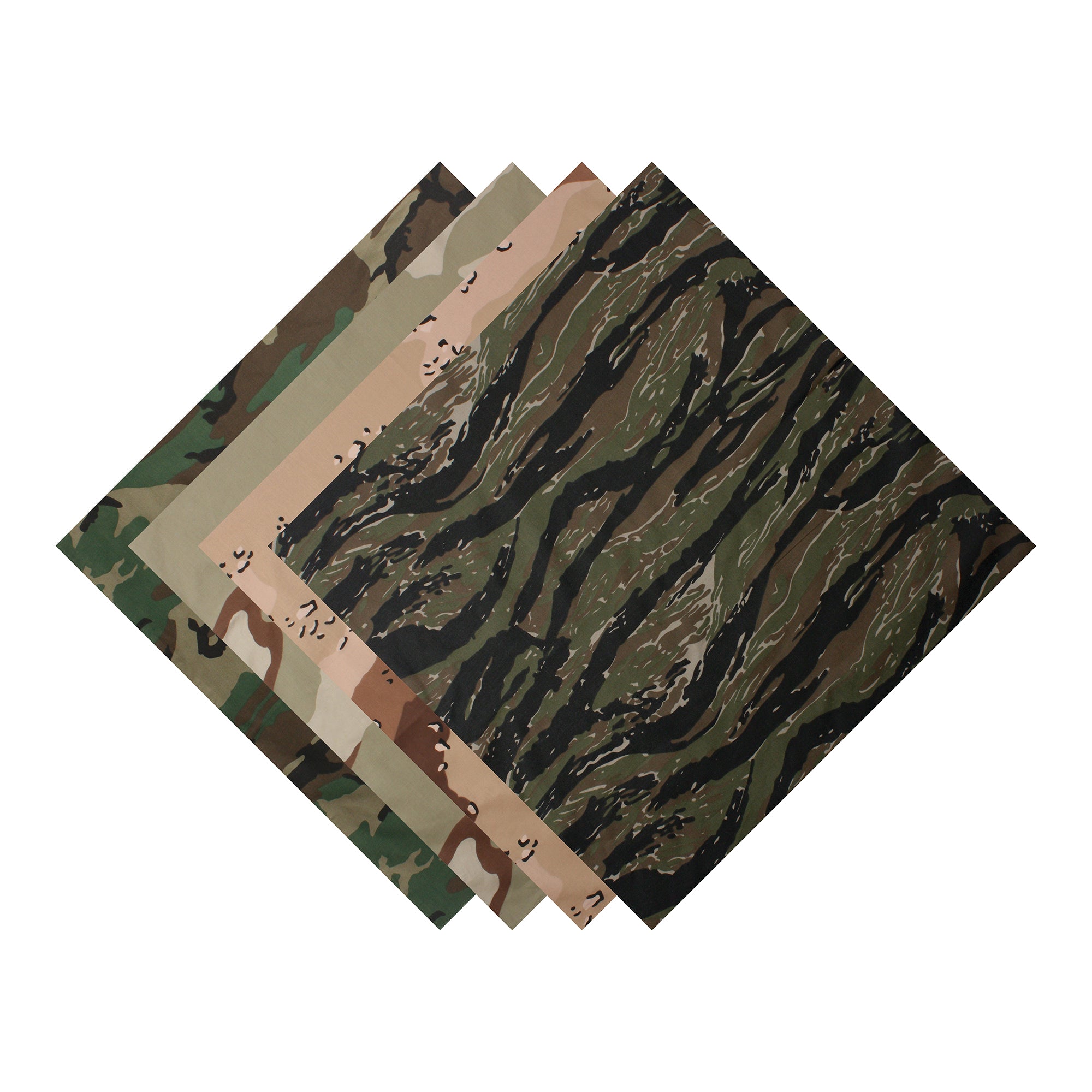 Rothco Classic Camo Bandana - 22x22 Red White Blue Camo 100 Cotton Bandanas Rothco Classic Camo Bandana - 22x22 Red White Blue Camo 100 Cotton Bandanas