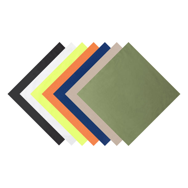 Rothco Solid Color Bandana - 100% Cotton - 22" X 22"