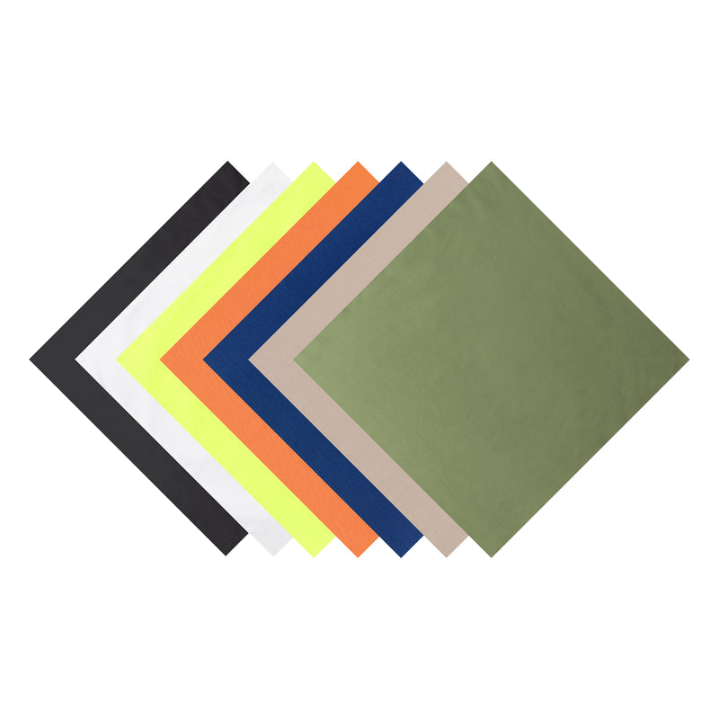 Rothco Solid Color Bandana - 100% Cotton - 22" X 22"
