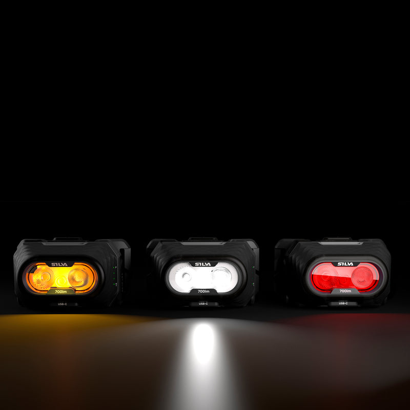 Silva Explore 5 - USB-C rech - 2 SHP LEDs - 1 x Red/Orange LED - 700 lumens