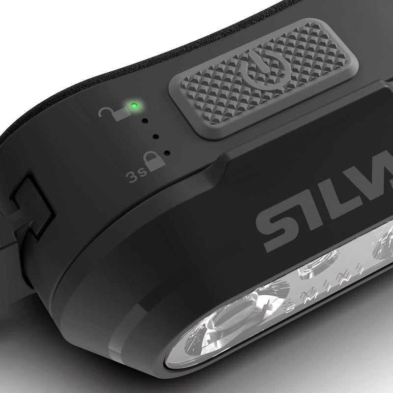 Silva Smini Fly - USB-C rech. - 2 semi high power LEDs - 1 red LED - 250 lumens
