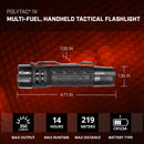 Streamlight PolyTac 1X USB - SL-B9 USB-C - Multi-Fuel - 500 lumens - Assembled in USA