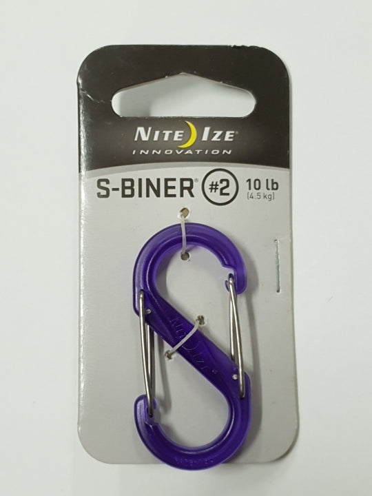 Nite Ize Plastic S-Biner Size 2 Slate