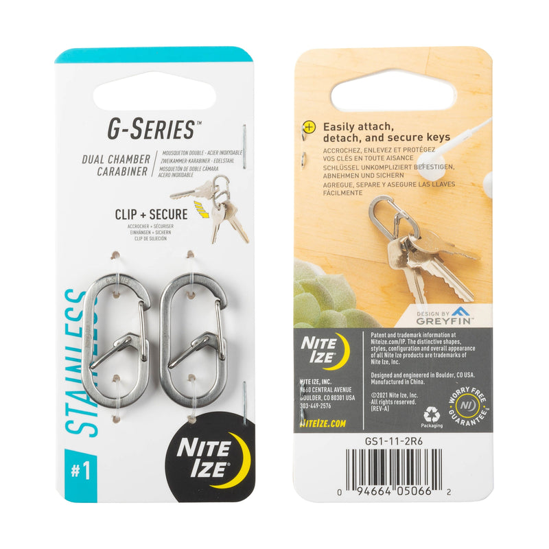 Nite Ize G-Series Dual Chamber Carabiner