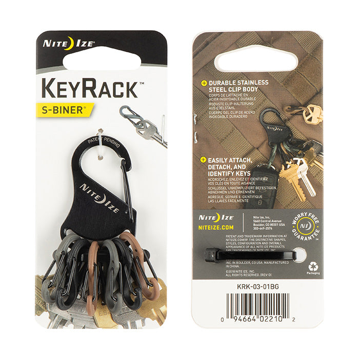 Nite Ize KeyRack S-Biner Black