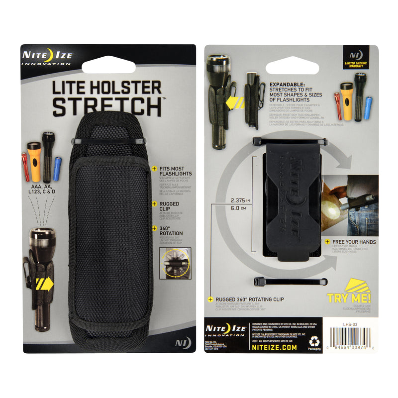 Nite Ize Lite Holster Stretch Black