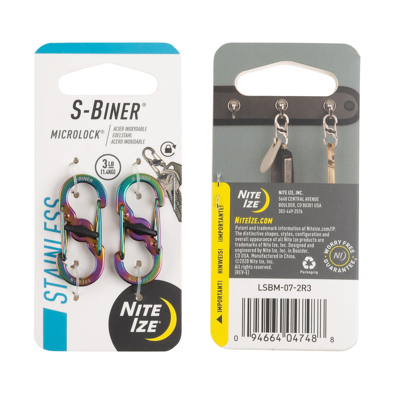 Nite Ize S-Biner MicroLock Stainless Steel