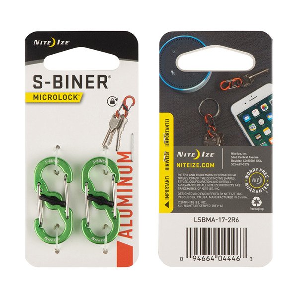 Nite Ize S-Biner MicroLock Aluminium