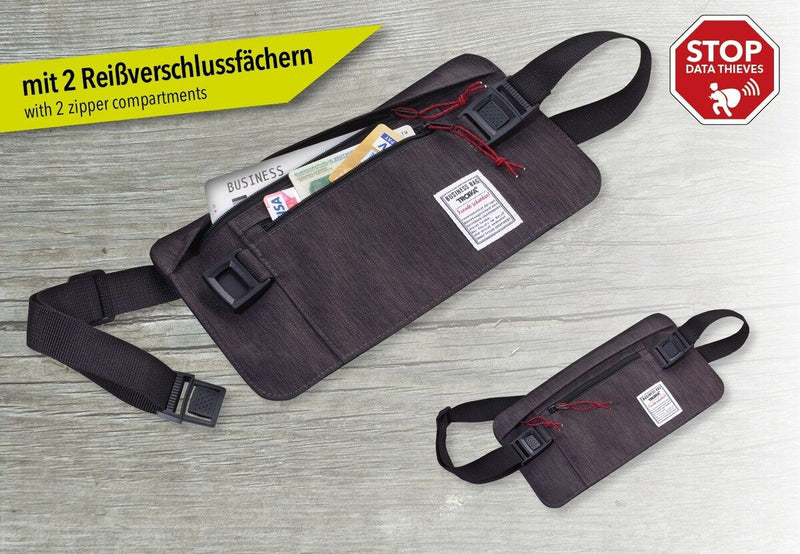 Troika Business Belt bag Grey