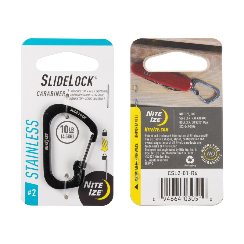 Nite Ize SlideLock Carabiner Stainless Steel