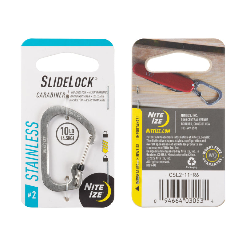 Nite Ize SlideLock Carabiner Stainless Steel