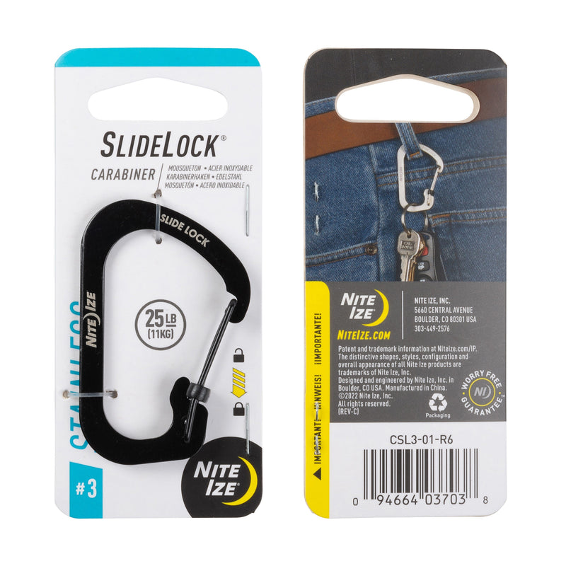 Nite Ize SlideLock Carabiner Stainless Steel