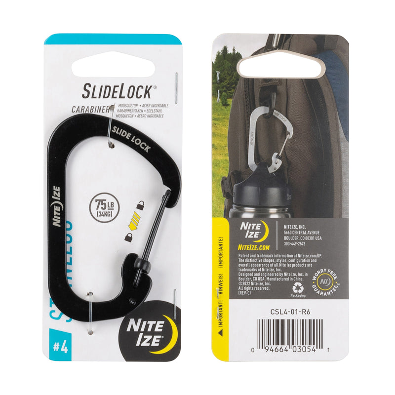 Nite Ize SlideLock Carabiner Stainless Steel