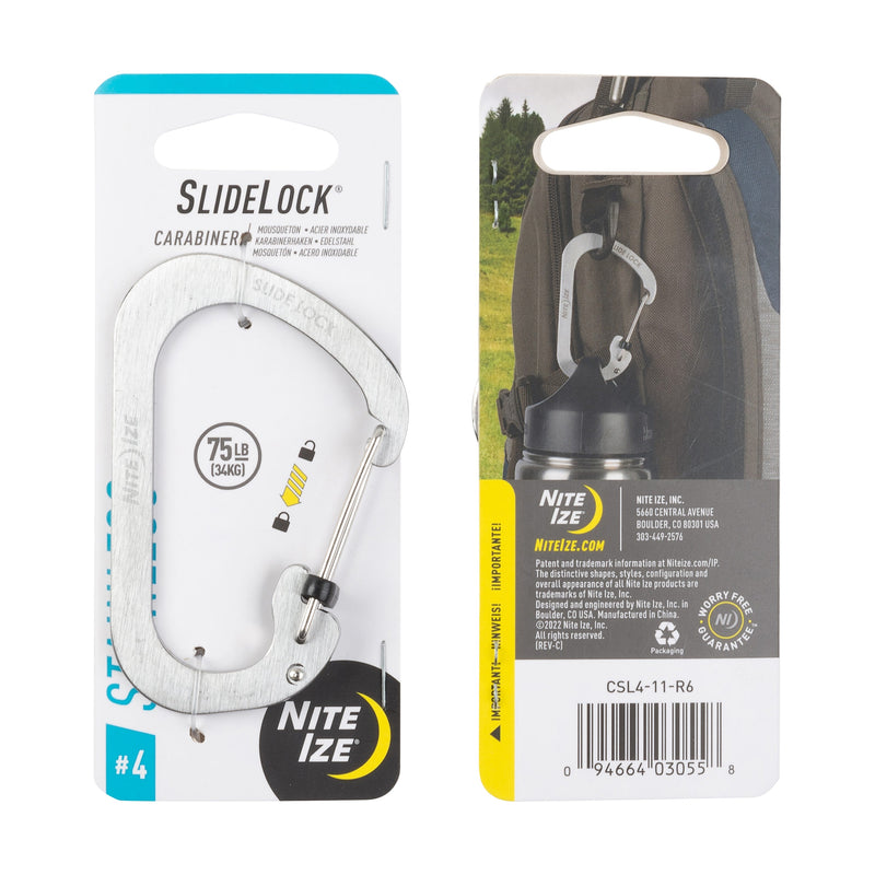 Nite Ize SlideLock Carabiner Stainless Steel