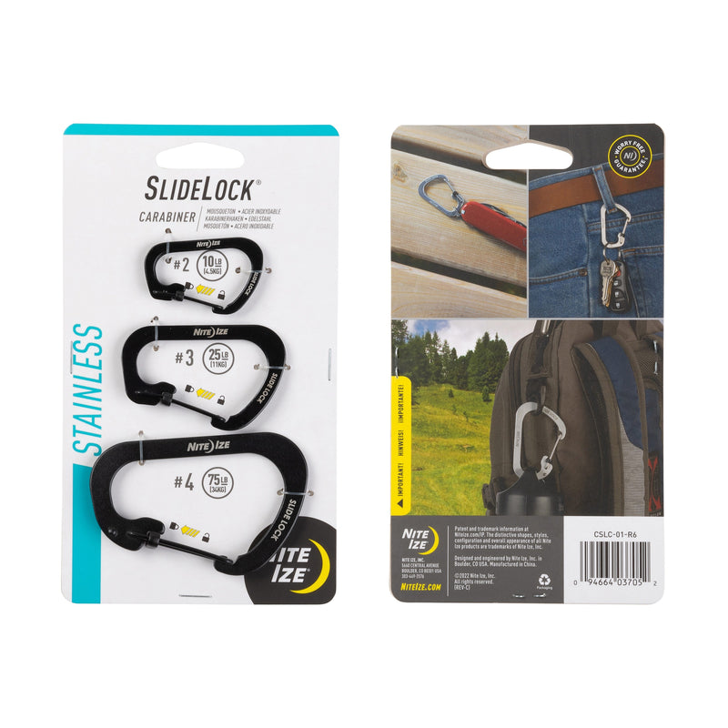 Nite Ize SlideLock Carabiner Stainless Steel