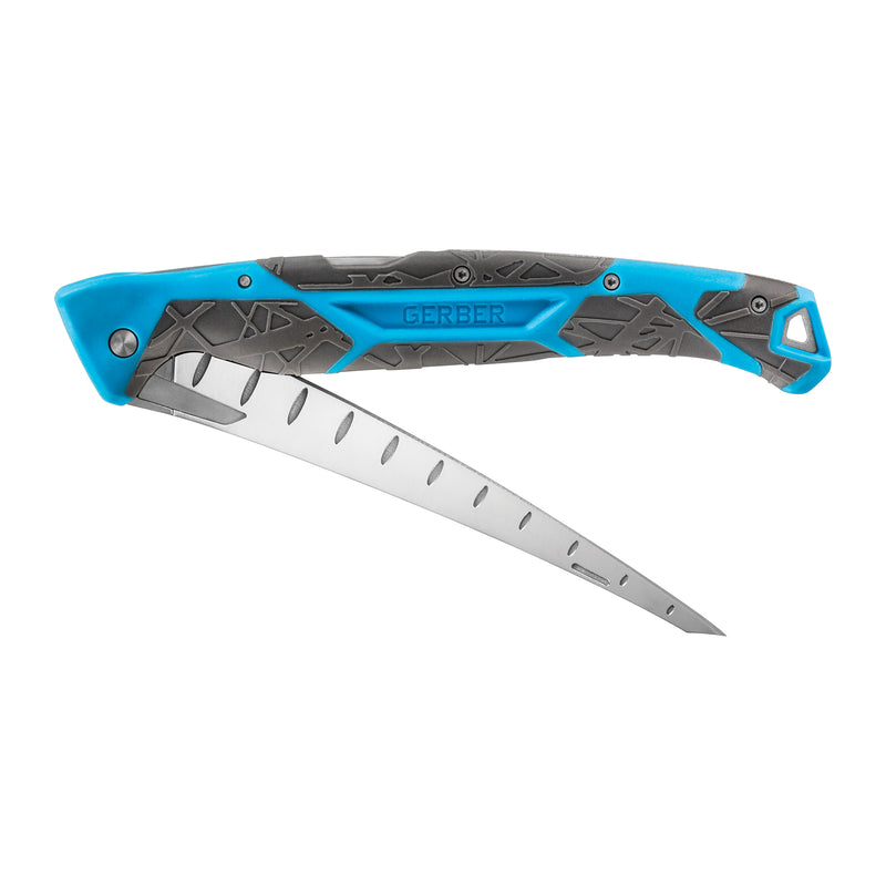 Gerber Controller 6" Folding Fillet Knife Salt Blue