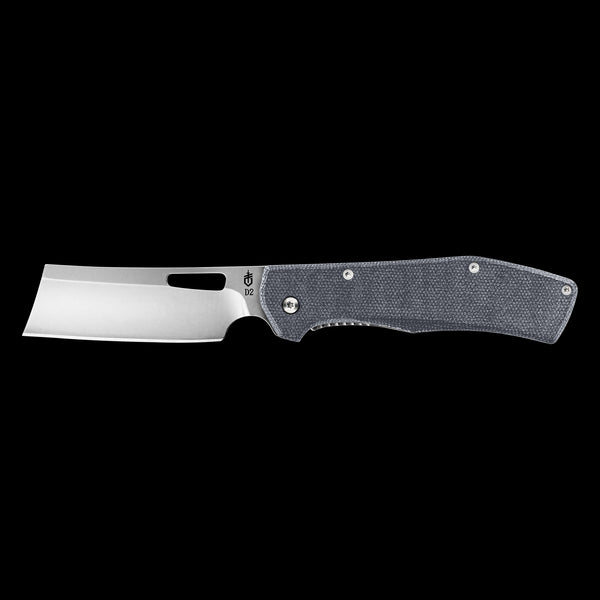 Gerber Flatiron D2 Folding Cleaver Micarta Blue