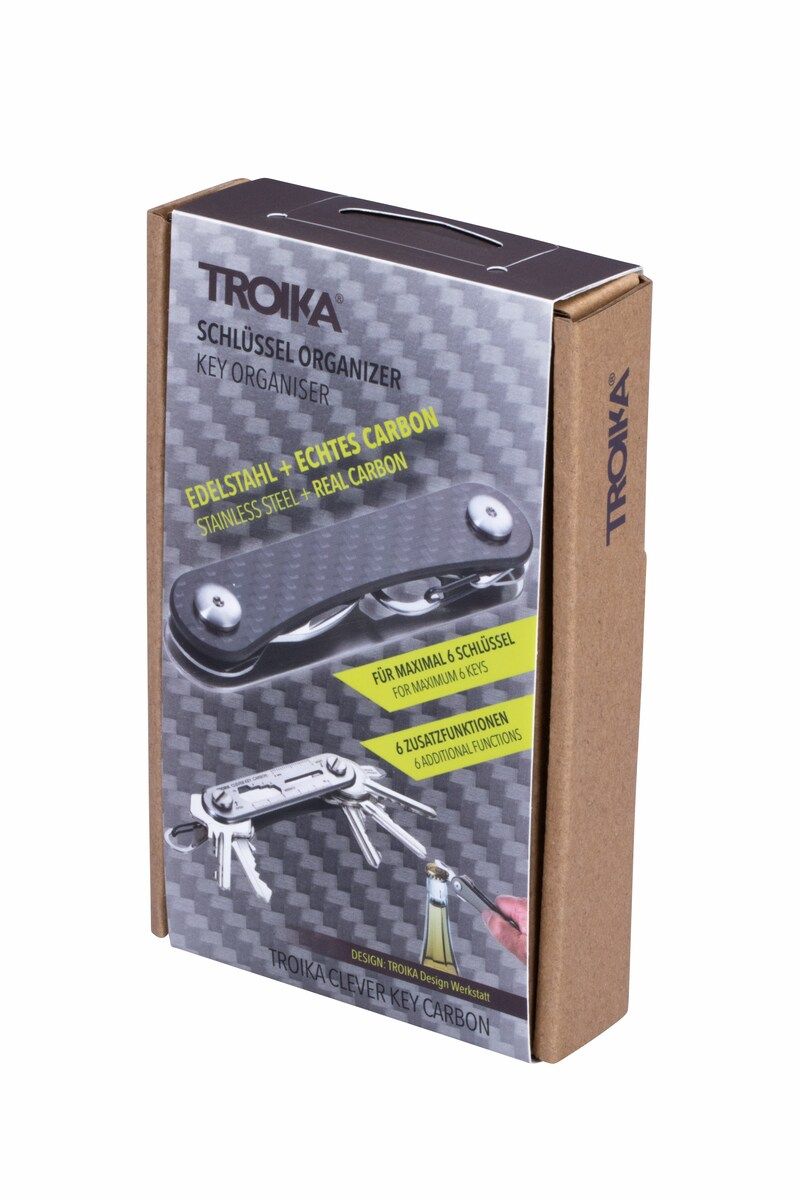 Troika Clever Key Carbon Key organiser