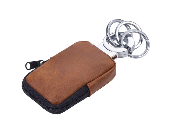 Troika Clean Click Keyring Brown