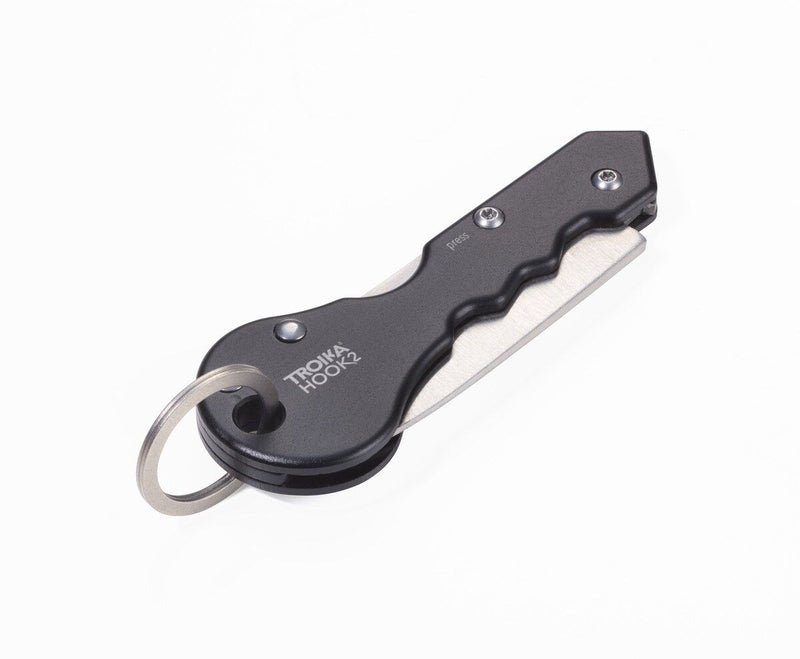 Troika Hook Keyring Ingenious Safety Mini Parcel Cutter Tool Keyring