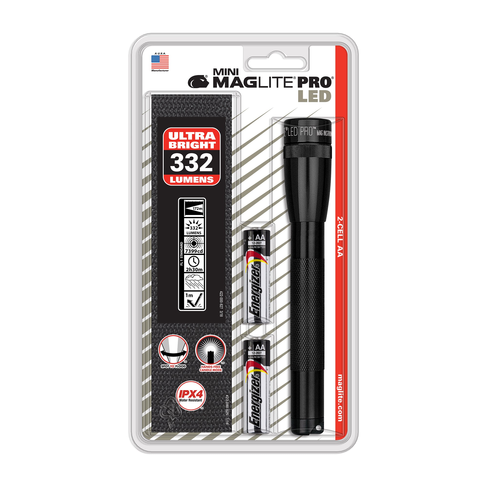 Maglite Mini Maglite Pro LED 2AA - Holster Pack